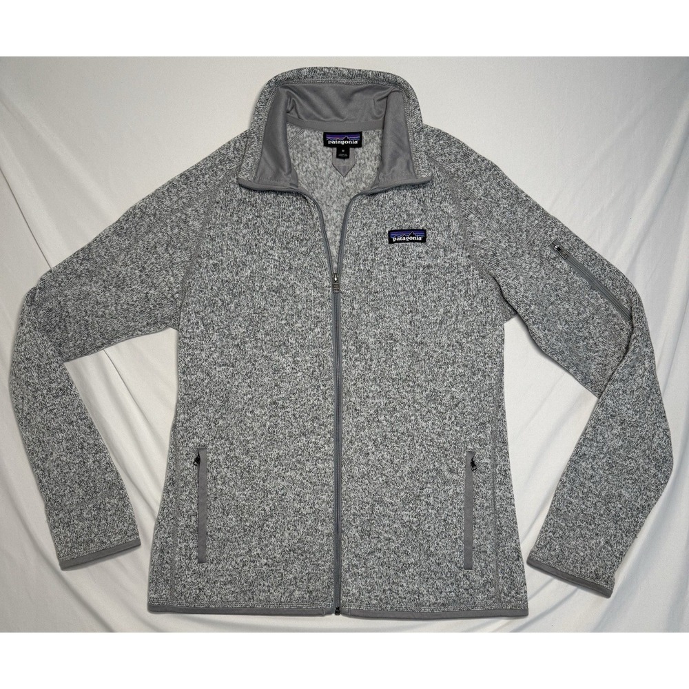 Patagonia Women's Better Sweater Jacket Gray Full Zip Women's Size Medium
